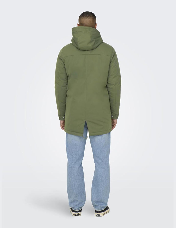 ONLY &amp; SONS Herren Jacke 22025690 L Olive Night, L Olive Night