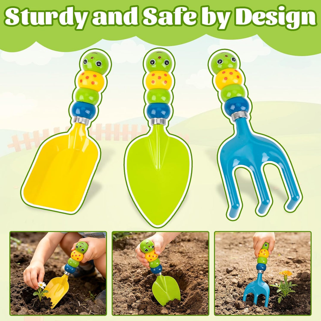 Gartenspielzeug Kinder ab 4 Jahre: Kinder Gartenarbeit Set mit Handschuhe, Schürze,Giesskanne,Pflanz