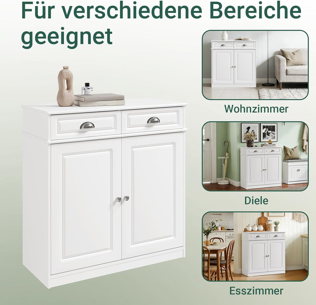SoBuy Schuhschrank Schuhkommode Schuhkipper für 12-15 Paare Schuhe - Stauraum Flexibel verstellbar -