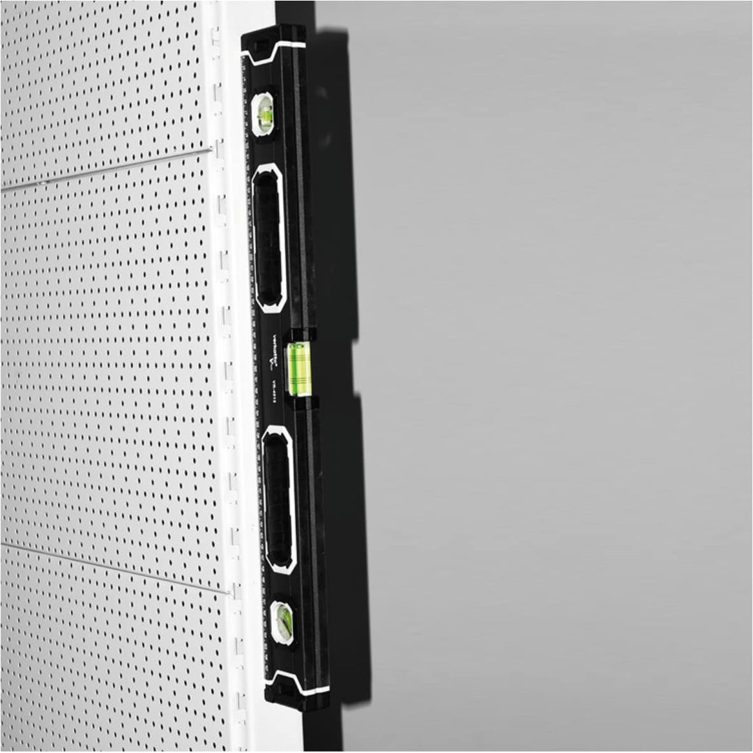 Magnetische Wasserwaage aus Aluminium V-PLUS Magnetwasserwaage roboust Alu-Magnetwasserwaage (100cm