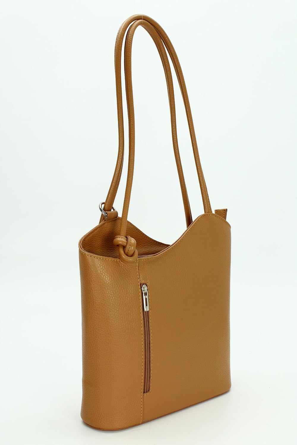 Belli italienische Ledertasche Backpack Classic 2in1 Damen Rucksack Leder Handtasche made in italy S