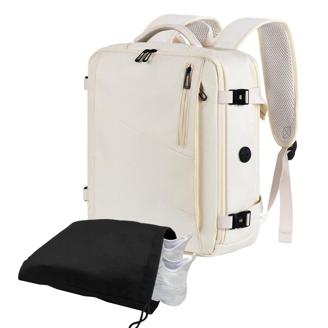 Leyrica Handgepäck Rucksack 45x36x20 für Easyjet, Reiserucksack Tasche Wasserdichter Flugzeug Reiset