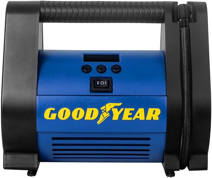 Goodyear DIGITALER TRAGBARER KOMPRESSOR 100PSI 12V ANSCHLUSS 100 PSI / 6,9 BAR, 12V ANSCHLUSS 100 PS