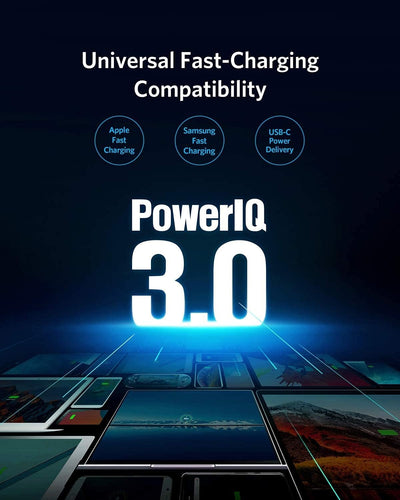 Anker PowerDrive III Duo USB-C-Ladegerät fürs Auto, 40W 2-Port PowerIQ 3.0 Ladegerät, Power Delivery