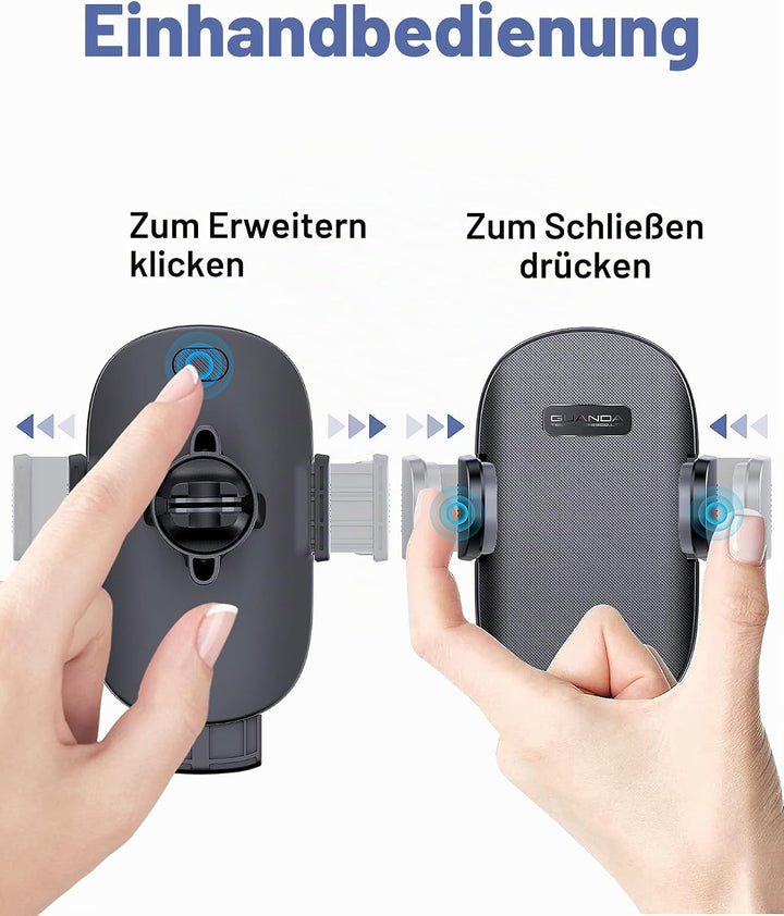Handyhalterung für Auto, Handyhalterungen, um 360 Grad drehbarer Handyhalter mit starkem klebrigem S