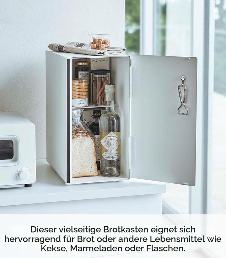 Yamazaki TOWER 5680 Brotkasten hoch Weiss, Weiss