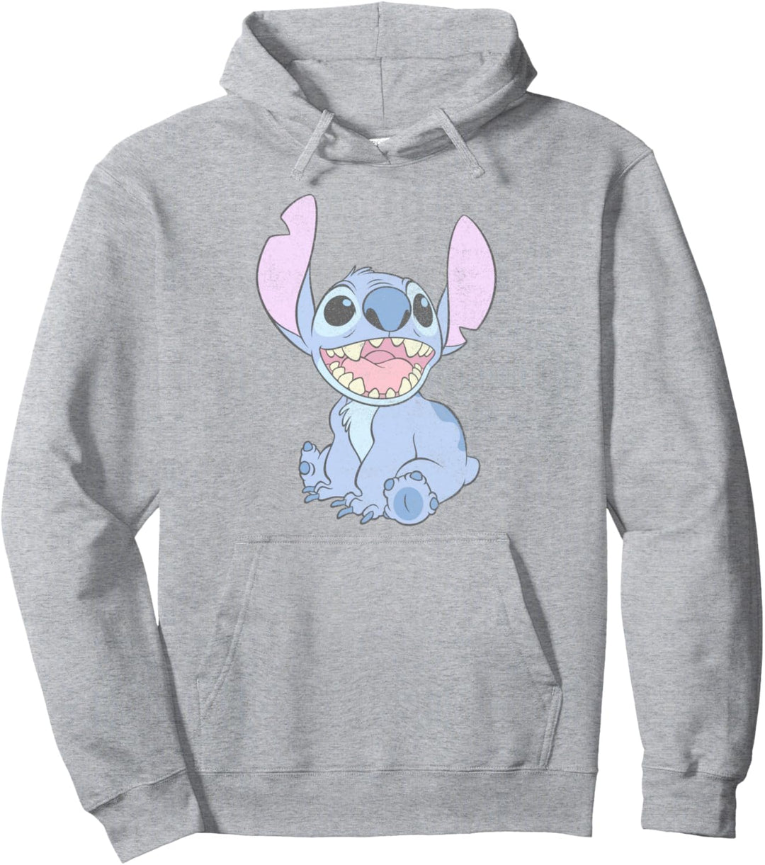 Disney Lilo & Stitch Faded Stitch Simple Portrait Pullover Hoodie
