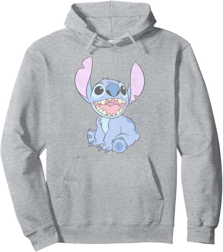 Disney Lilo & Stitch Faded Stitch Simple Portrait Pullover Hoodie