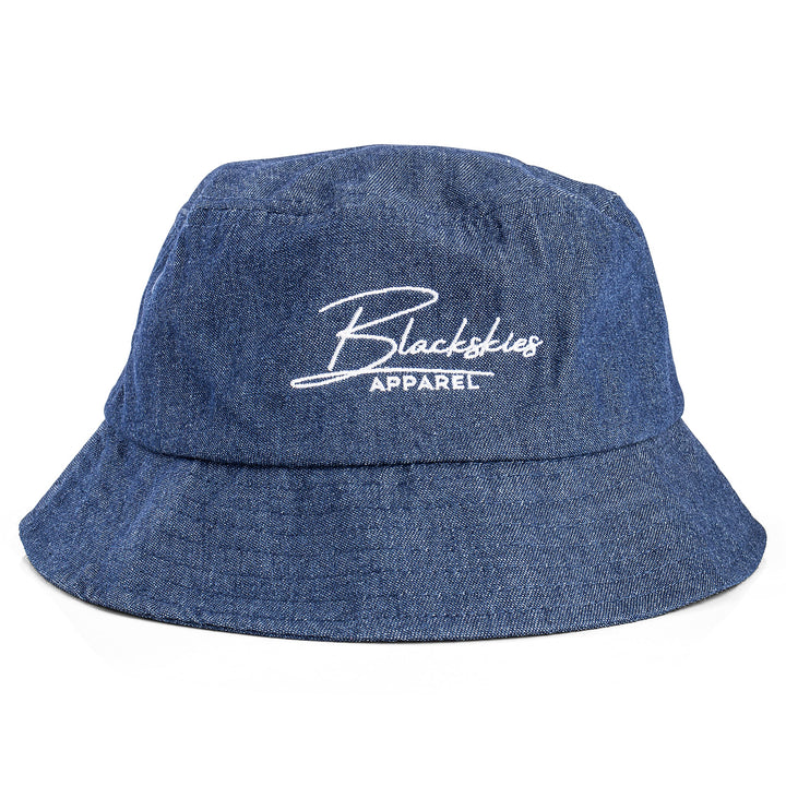 Blackskies® EOS Bucket Hat | Damen Herren Jeans Sonnenhut | Fischerhut aus Denimstoff Sommer Sommerh
