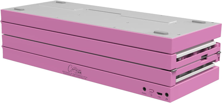 Carry-On Tragbares Pink Klappbares Digitalpiano Mit 88 Tasten von Blackstar, USB-MIDI-Controller mit
