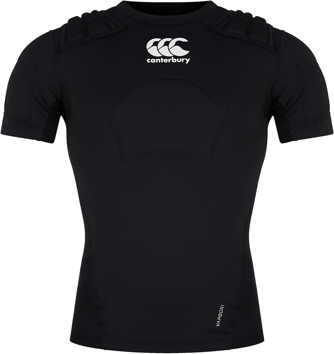 Canterbury CCC-pro-Schutz Rugby-Schutzweste XXL Schwarz/Weiss/Silber, XXL Schwarz/Weiss/Silber