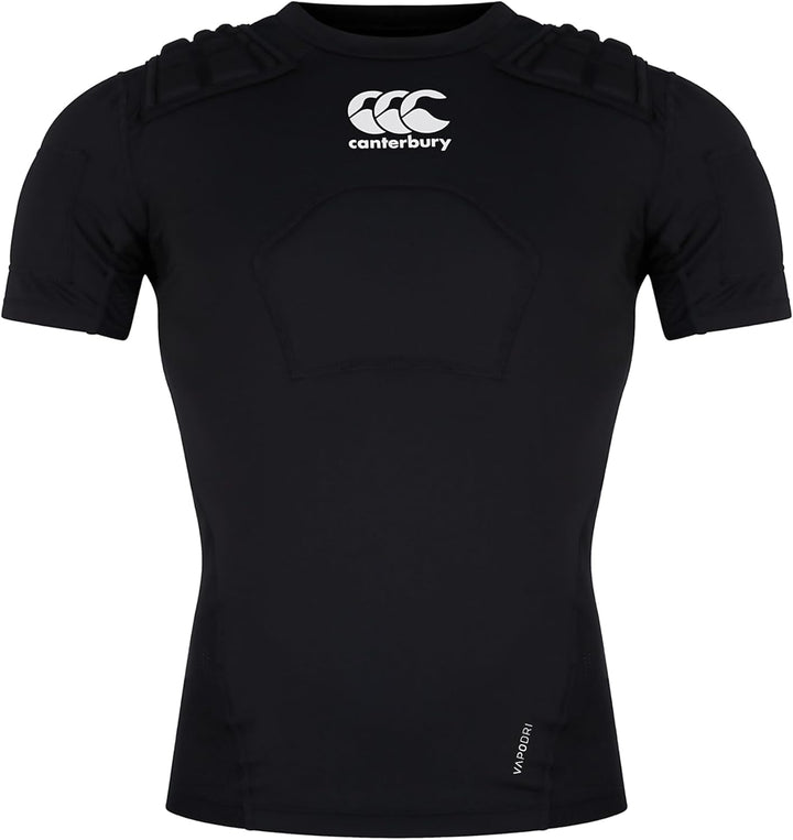 Canterbury CCC-pro-Schutz Rugby-Schutzweste XXL Schwarz/Weiss/Silber, XXL Schwarz/Weiss/Silber