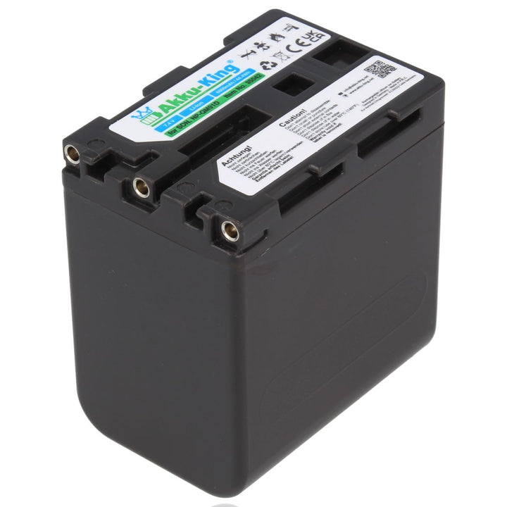 Akku-King Akku kompatibel mit Sony NP-FM90, NP-QM91D - Li-Ion 6000mAh - für Sony CCD-TRV106K, CCD-TR
