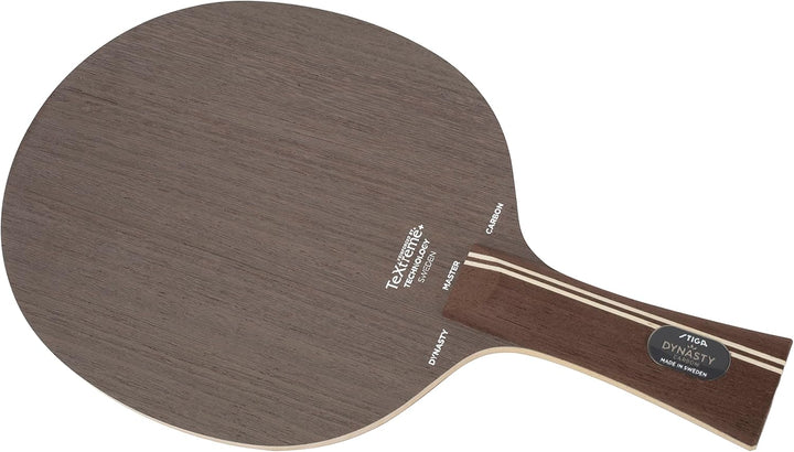 STIGA Unisex – Erwachsene Dynasty Carbon Tishtennis Hölze Master Konkav Braun, Master Konkav Braun