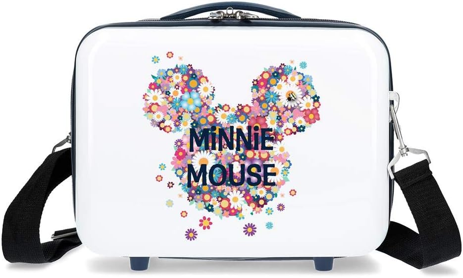 Disney Minnie Sunny Day Anpassungsfähiger Schönheitsfall Blau 29x21x15 cms ABS Neceser Flores Necese
