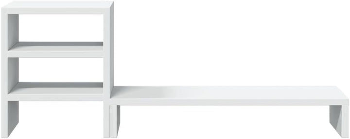 vidaXL Monitorständer, Schreibtischaufsatz mit Schreibtisch-Organizer, Unterbau Bildschirm Laptop St