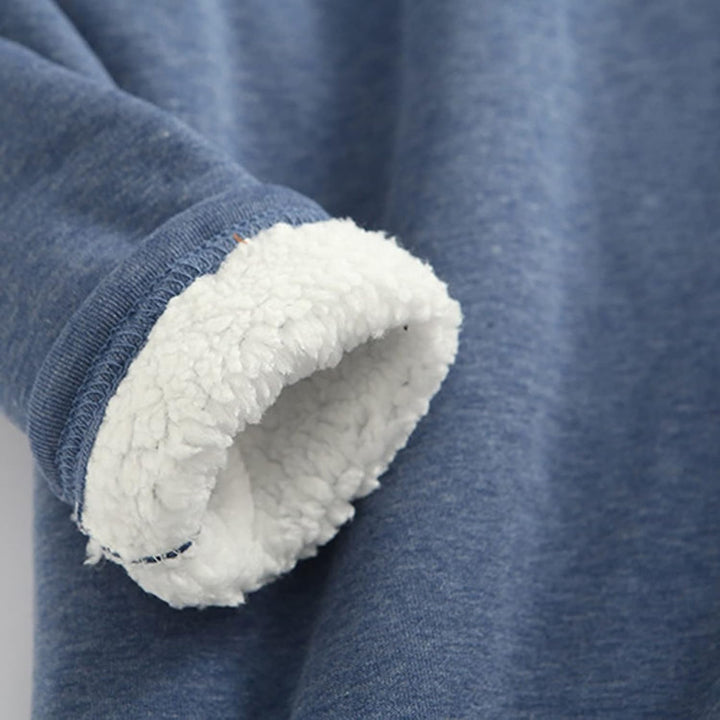 Hausanzug Warm Damen Fleece Winter Gefüttert Zweiteiler Hausanzug Damen Innenfell Teddyfleece Warmer