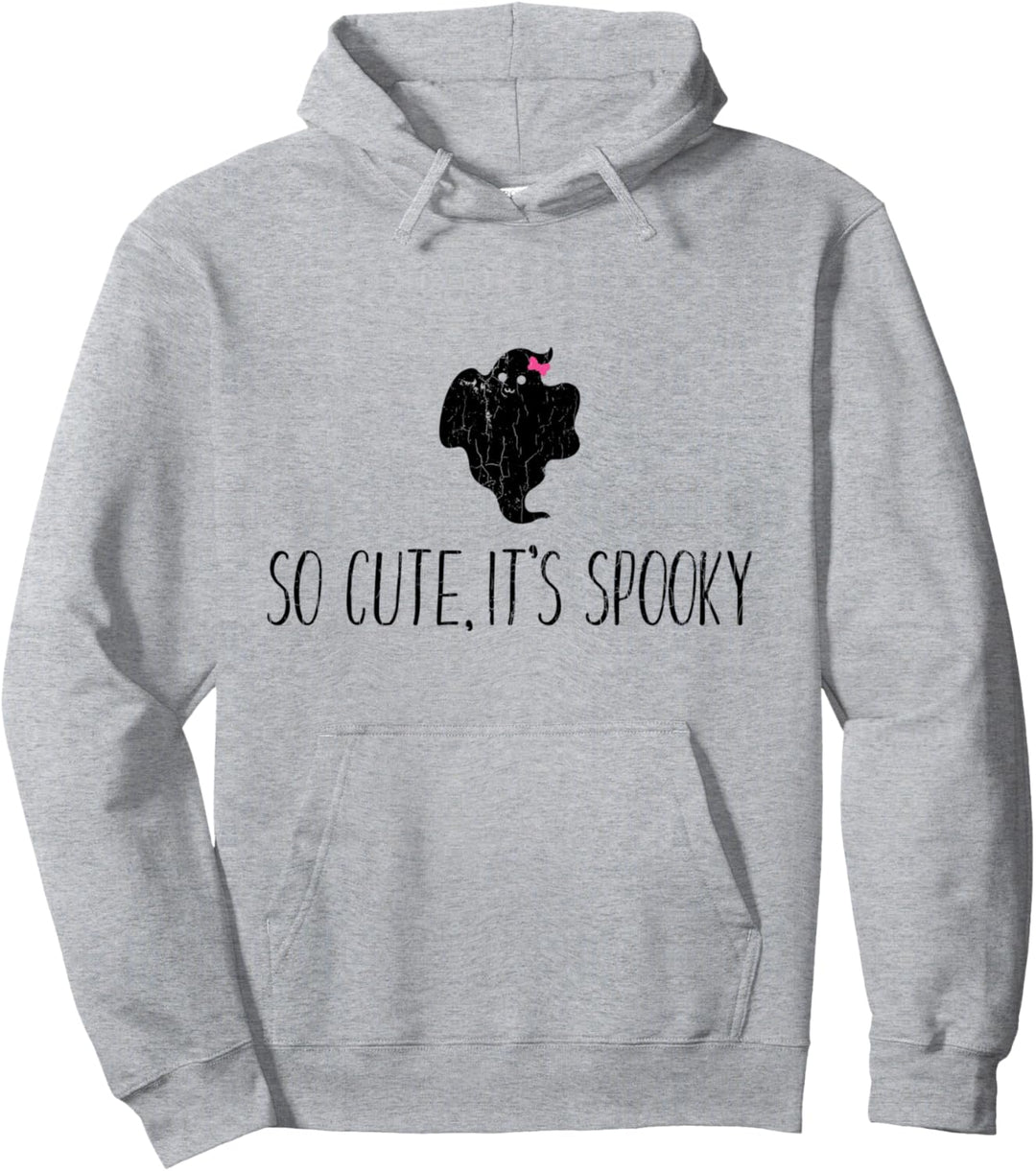 So Cute It's Spooky Fun Halloween Kürbis Fall Ghost Grafik Pullover Hoodie