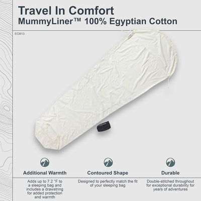 Cocoon Ägyptische Baumwolle MummyLiner Tuareg natur Standardverpackung, natur Standardverpackung