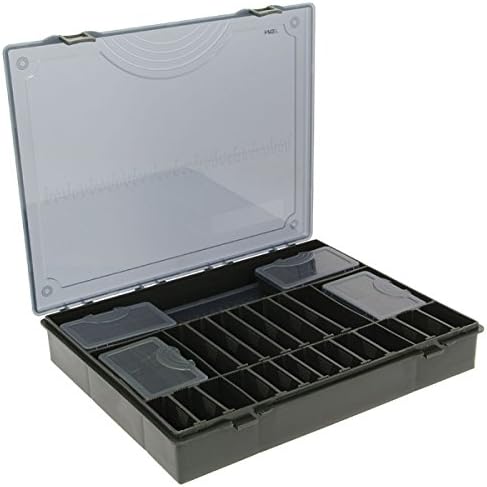 NGT Neu Karpfen Angeln 7+1 schwarz Gerät Boxen System + Köder Boxes & Stiff Rig Brett