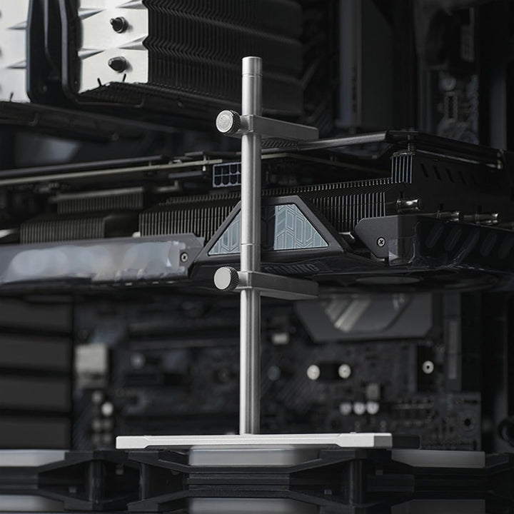 Aluminium Grafikkarten GPU Halterung, universeller VGA Grafikkartenhalter, verstellbare Slot Karten
