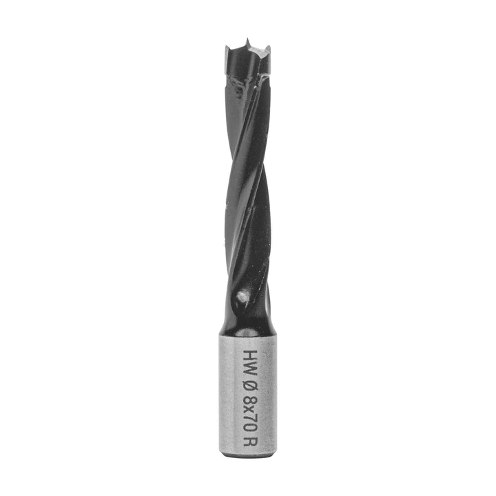 ENT 22284 Dübelbohrer HW, Schaft (S) 10 mm, Durchmesser (D) 8 mm, NL 43 mm, SL 20 mm, L 70 mm, Recht