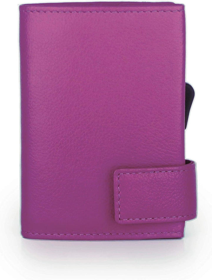 SecWal Kartenetui mit Münzfach Reissverschluss (Pink), Pink