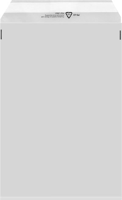 1000 Folienversandtaschen Klappenbeutel transparent DIN B4 245x350 mm Versandtaschen UNIPOST 510804