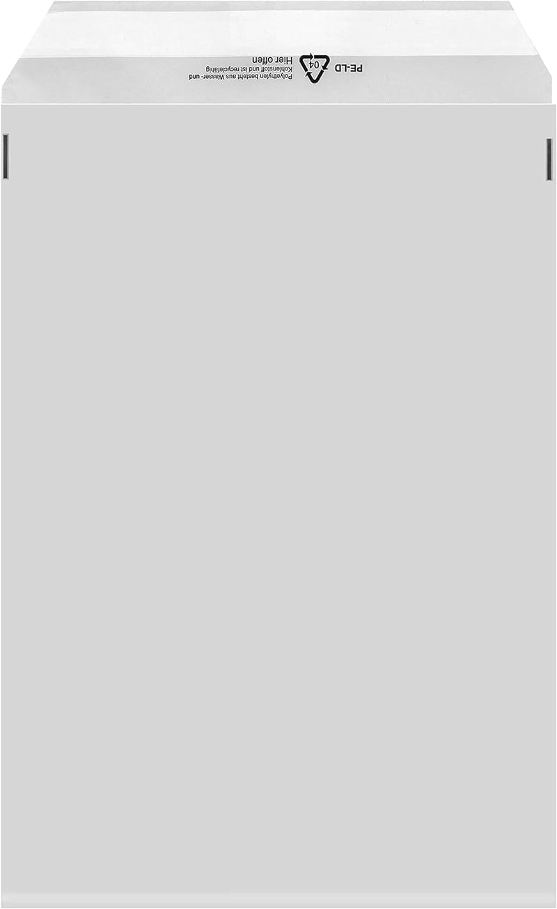 1000 Folienversandtaschen Klappenbeutel transparent DIN B4 245x350 mm Versandtaschen UNIPOST 510804