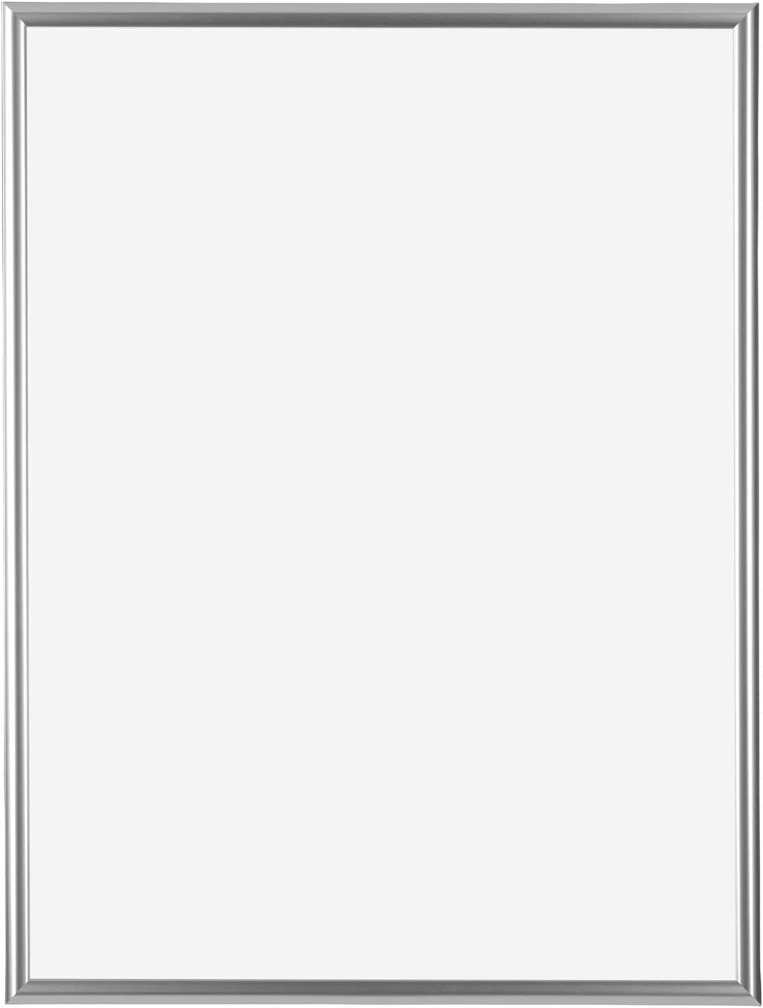 yd. Your Decoration - Bilderrahmen 75x100 cm - Silber - Bilderrahmen aus Kunststoff mit Acrylglas -
