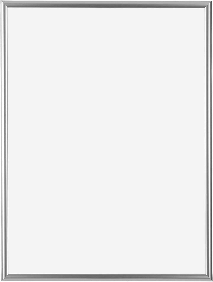 yd. Your Decoration - Bilderrahmen 75x100 cm - Silber - Bilderrahmen aus Kunststoff mit Acrylglas -