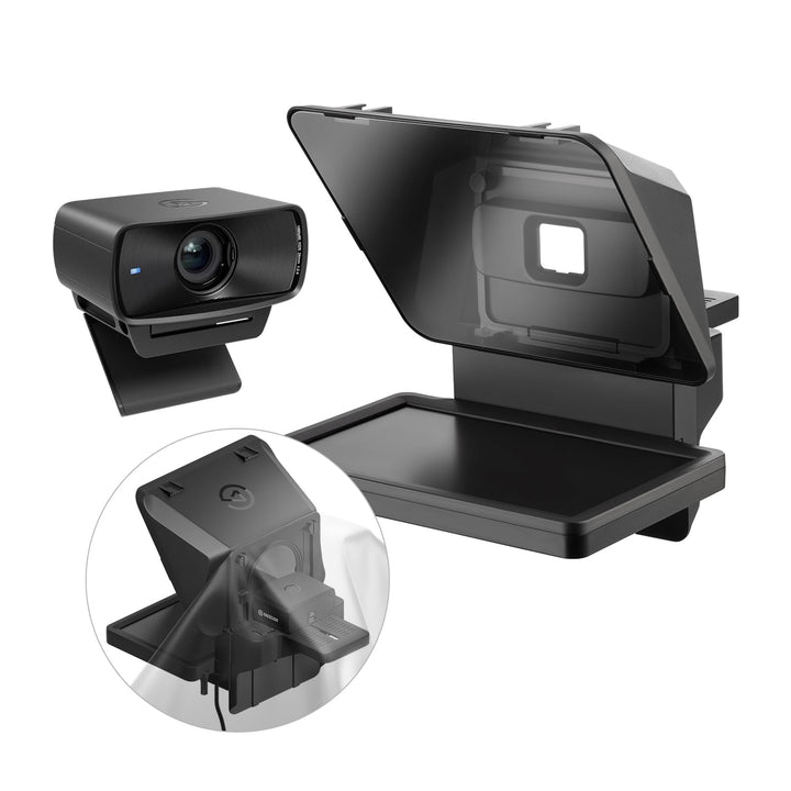 Elgato Prompter/Kamera-Set – Premium-Teleprompter mit Full HD-Webcam, HDR-fähig, perfekt für Streami