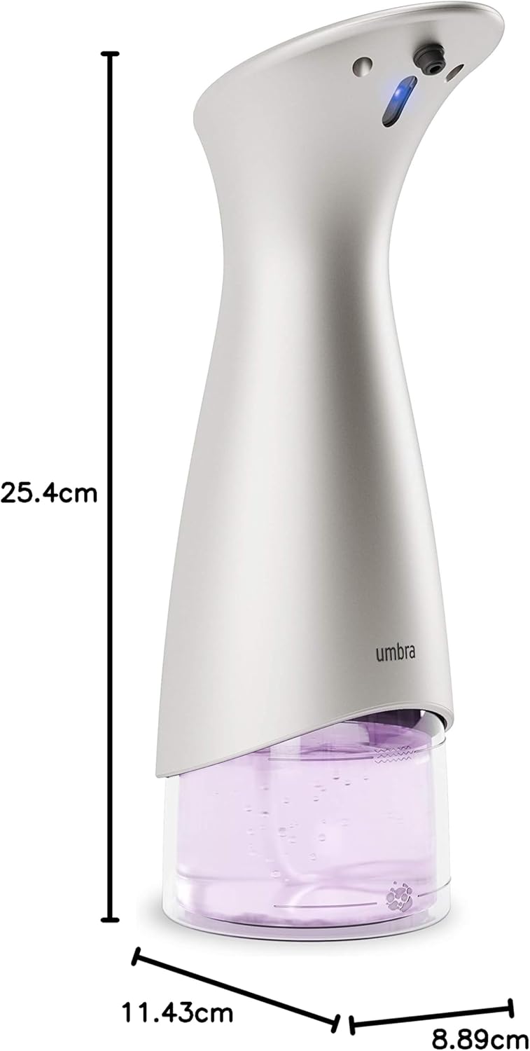 Umbra Otto 280ml Automatischer Schaumseifen-und Handdesinfektionsmittelspender, Schäumender Seifensp