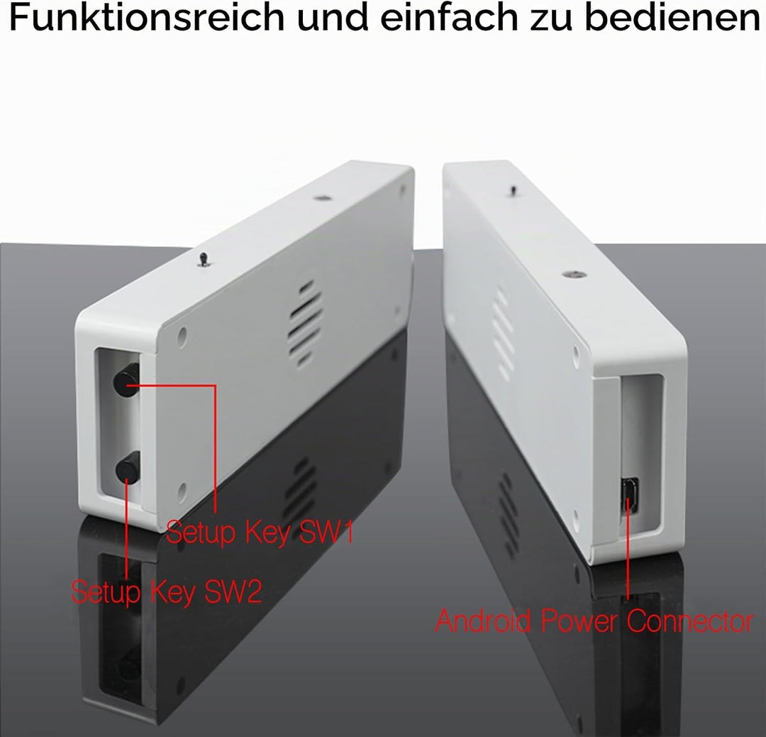 EIELE Digitaluhr Lötübungsset Vergrösserte Farb-LED-Anzeige Temperaturmessung Automatische Helligkei