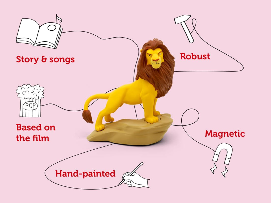 Tonies Der König der Löwen Hörfigur - König der Löwen Spielzeug, Disney Hörbücher für Kinder in Engl