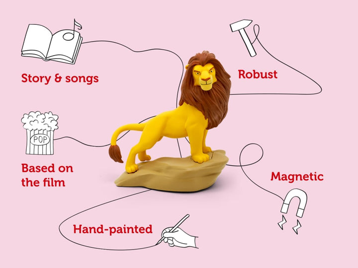 Tonies Der König der Löwen Hörfigur - König der Löwen Spielzeug, Disney Hörbücher für Kinder in Engl