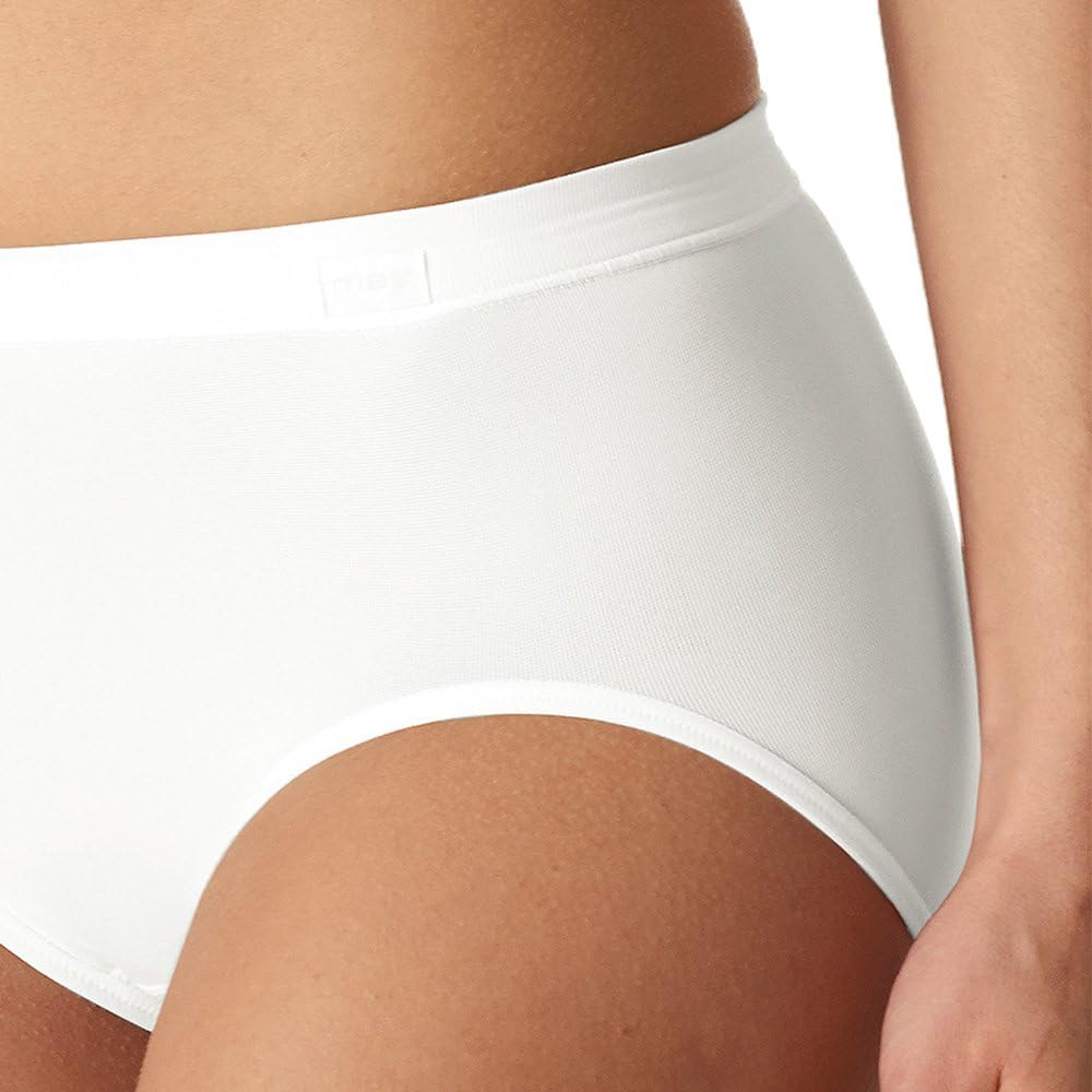 Mey 2er Pack Damen Taillen-Pants - 59209 Emotion - Farbe Weiss - Grösse 42 - Slip ohne Seitennähte -