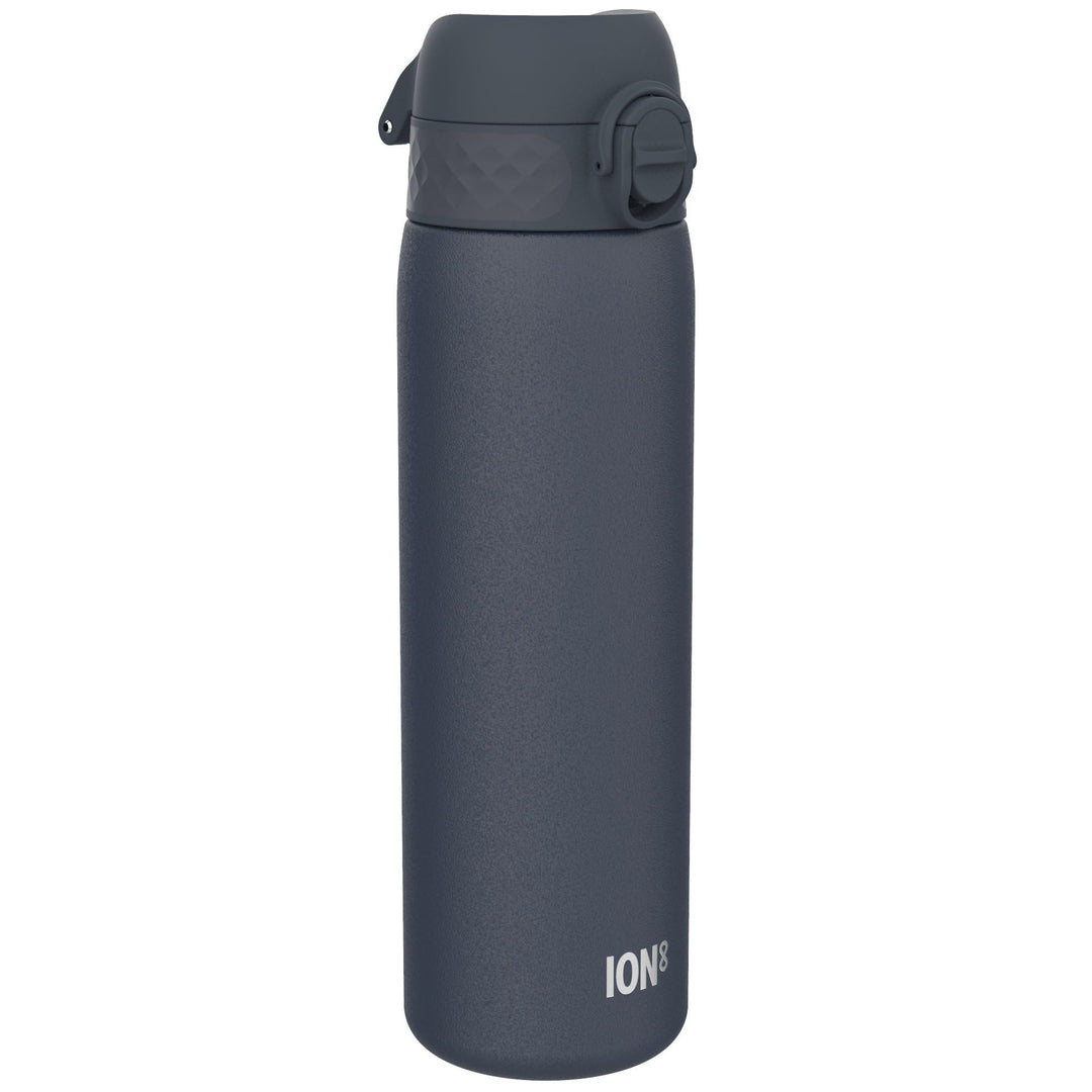 ION8 Leicht Stahl-Trinkflasche, 600 ml, Nicht IsoliertAuslaufsicher, Einhandöffnung, Sichere Verrieg