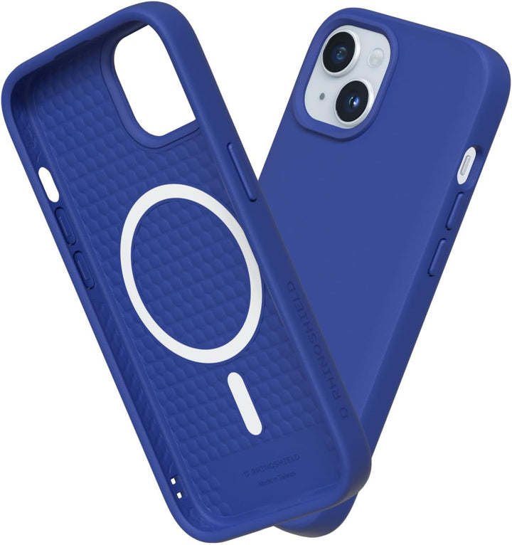 RhinoShield Case kompatibel mit [iPhone 15 Plus] | SolidSuit - MagSafe-kompatibel -Stossdämpfende &