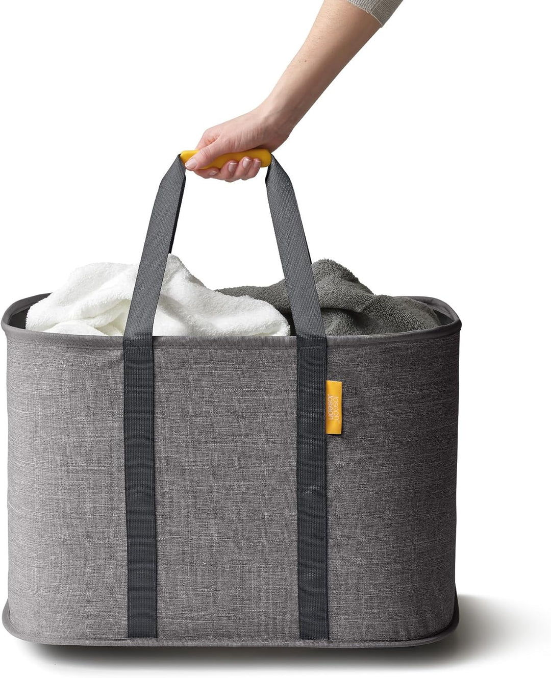 Joseph Joseph Hold-All zusammenklappbare 55L Wäschekorb Tasche, strapazierfähiges Gewebe, feuchtigke