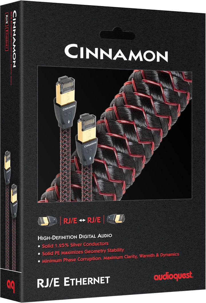AudioQuest Cinnamon RJ/E High End Netzwerkkabel Ethernet 1,5 m