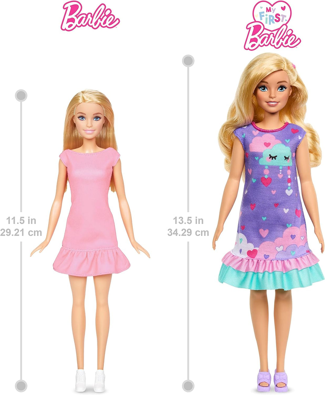 Barbie-Puppe, Meine erste Barbie mit blondem Haar, Barbie-Kleidung, Barbie-Accessoires, Schuhe, Bürs