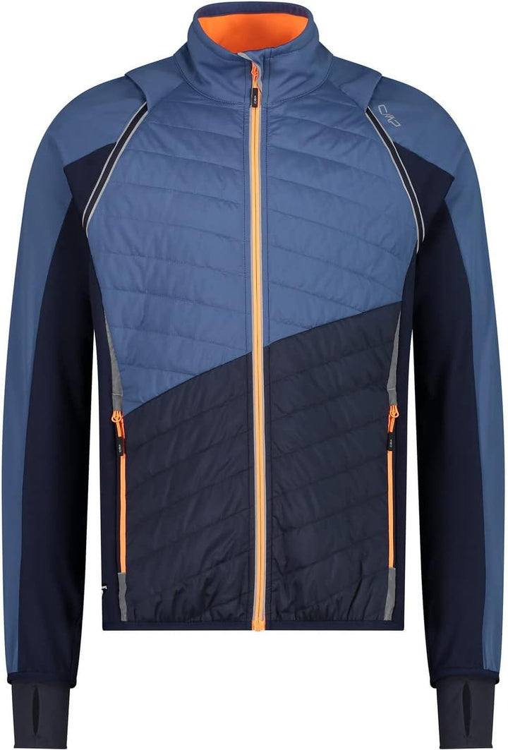 CMP Herren Leichte Herren-softshelljacke mit Abnehmbaren Ärmeln Leichte Softshelljacke 46 blau - blu