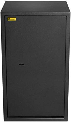 Homesafe HV70K Tresor Möbeltresor Safe mit Schlüssel-Schloss, Geldschrank Wandsafe Boden-Wandtresor,