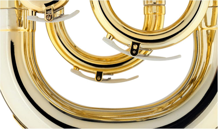 Classic Cantabile MardiBrass Kunststoff Bb-Euphonium - 4 Aluminium-Ventile - nur 2,2 kg leicht - ink
