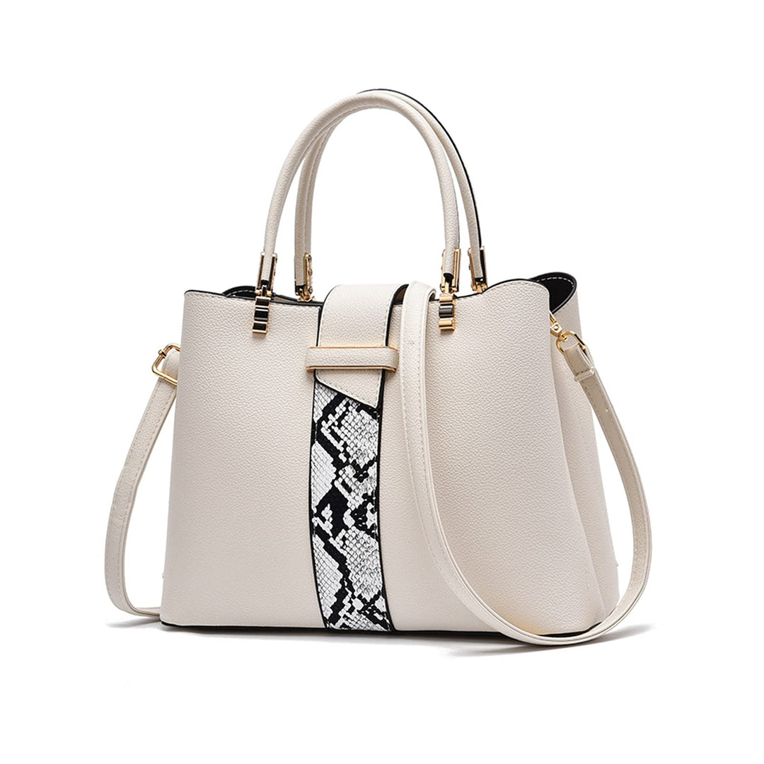 NICOLE & DORIS Frauen Tasche Designer Damen Handtasche Stilvolle Schultertasche Henkeltasche Mittelg