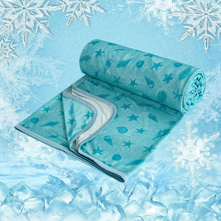 WONGS BEDDING Kühldecke Sommerdecke - mit Japanische Arc-Chill Q-Max 0,43 Kühlfasern, 2 in 1 Selbstk