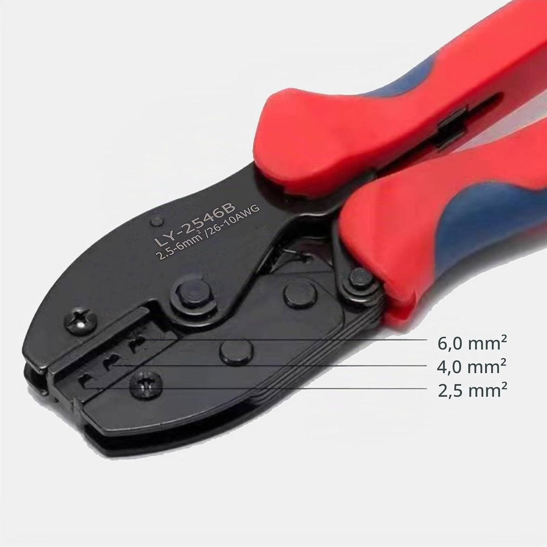 QeeHeng Solarpanel-Crimpzange, Crimper für 2,5/4/6 mm Solarpanel-PV-Kabel LW75, LW75