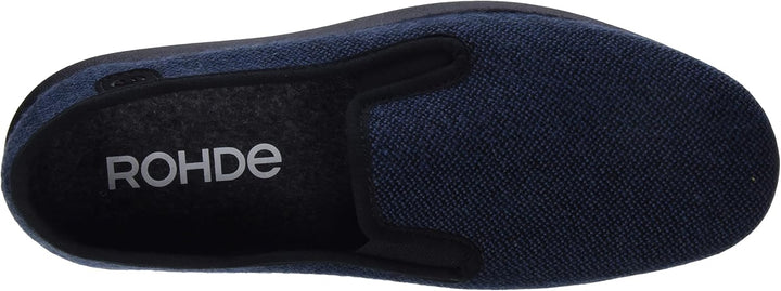 Rohde Herren Hausschuh Geschlossen Slipper Fermo 6985, Blau