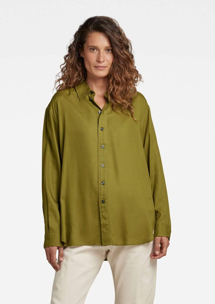 G-STAR RAW Damen Dress Hemd Shirts XS Grün (Avocado D22917-d297-d612), XS Grün (Avocado D22917-d297-